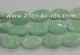 CAM858 15.5 inches 10*14mm oval natural Russian amazonite beads