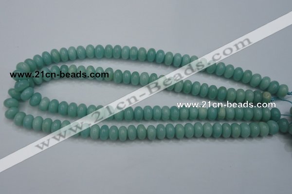 CAM910 15.5 inches 6*10mm rondelle amazonite gemstone beads wholesale