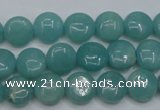 CAM914 15.5 inches 10mm flat round amazonite gemstone beads wholesale