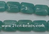 CAM933 15.5 inches 12*16mm rectangle amazonite gemstone beads