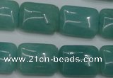 CAM935 15.5 inches 15*20mm rectangle amazonite gemstone beads wholesale