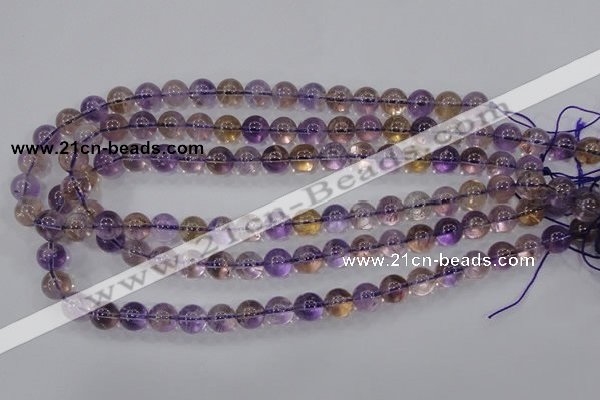 CAN03 15.5 inches 10mm round natural ametrine gemstone beads