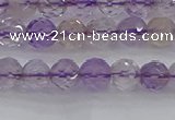 CAN106 15.5 inches 4.5mm faceted round ametrine gemstone beads