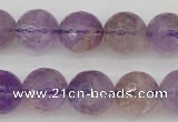 CAN153 15.5 inches 10mm faceted round natural ametrine beads