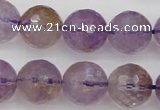 CAN154 15.5 inches 12mm faceted round natural ametrine beads