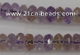 CAN159 15.5 inches 5*8mm faceted rondelle natural ametrine beads