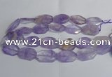 CAN175 20*30mm - 25*35mm twisted & faceted freeform ametrine beads