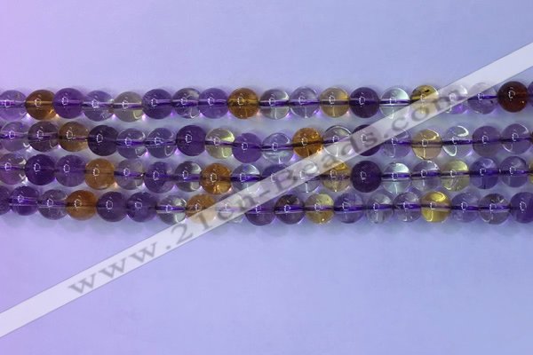 CAN220 15.5 inches 6mm round ametrine gemstone beads wholesale