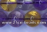 CAN222 15.5 inches 10mm round ametrine gemstone beads wholesale