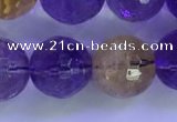 CAN227 15.5 inches 11mm faceted round ametrine beads wholesale