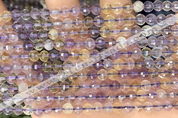 CAN251 15.5 inches 5mm pumpkin ametrine gemstone beads