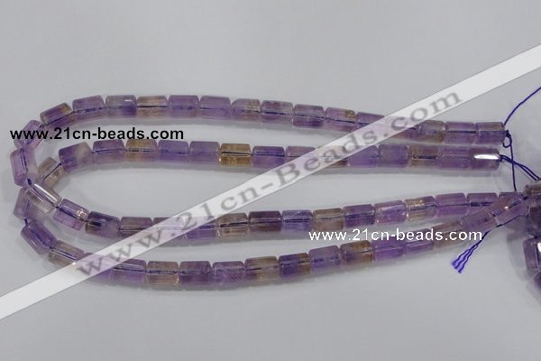 CAN27 15.5 inches 8*12mm column natural ametrine gemstone beads