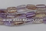 CAN37 15.5 inches 8*12mm rectangle natural ametrine gemstone beads