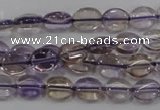 CAN46 15.5 inches 8*10mm oval natural ametrine gemstone beads