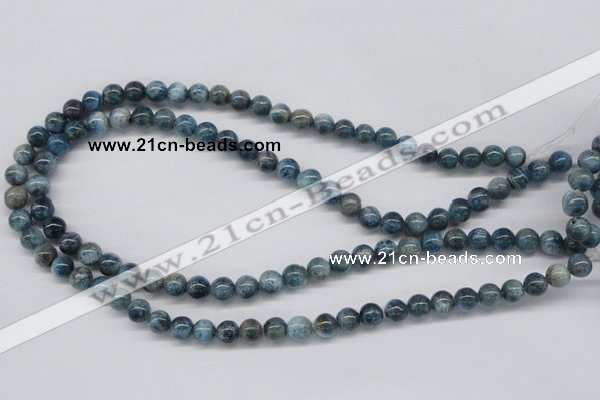 CAP01 16 inches 8mm round apatite gemstone beads wholesale