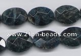 CAP10 15.5 inches 15*20mm faceted oval apatite gemstone beads wholesale