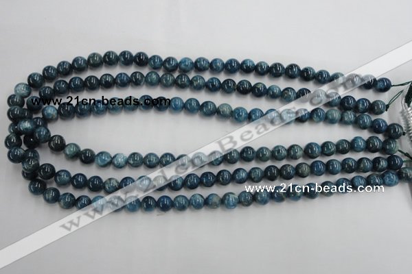 CAP203 15.5 inches 8mm round natural apatite gemstone beads