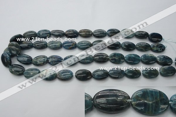 CAP323 15.5 inches 13*18mm oval natural apatite gemstone beads