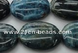 CAP327 15.5 inches 22*30mm oval natural apatite gemstone beads