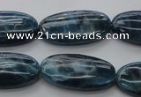 CAP335 15.5 inches 15*30mm oval natural apatite gemstone beads