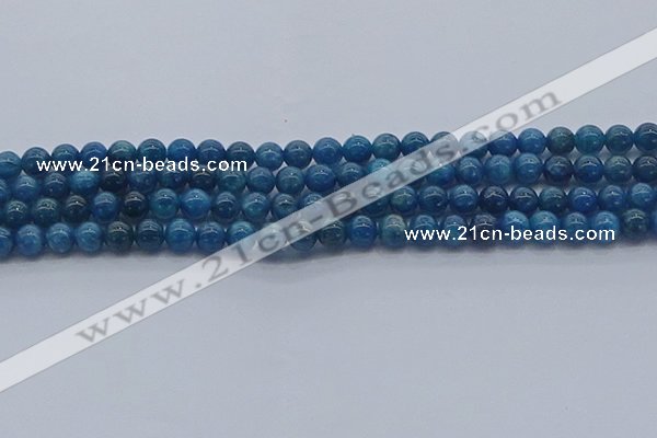 CAP361 15.5 inches 6mm round apatite gemstone beads wholesale