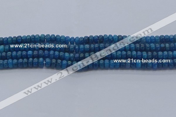 CAP369 15.5 inches 4*6mm rondelle apatite gemstone beads