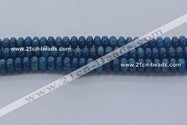 CAP371 15.5 inches 6*10mm rondelle apatite gemstone beads