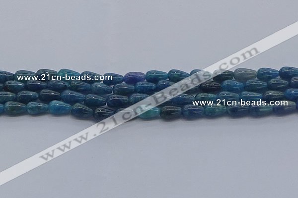 CAP375 15.5 inches 6*10mm teardrop apatite gemstone beads