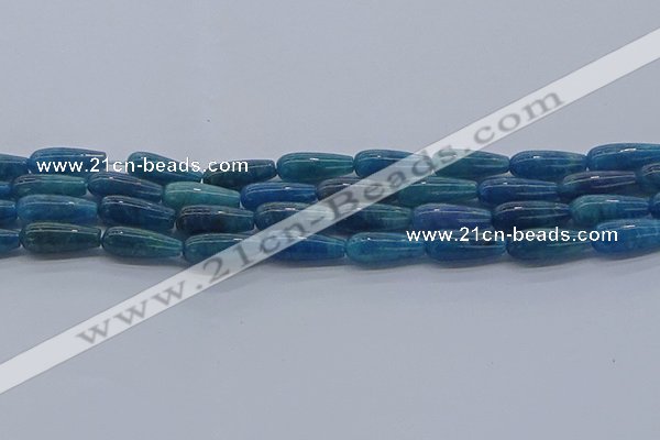 CAP376 15.5 inches 6*16mm teardrop apatite gemstone beads