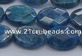 CAP391 15.5 inches 12*16mm faceted oval apatite gemstone beads