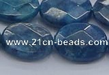 CAP393 15.5 inches 15*20mm faceted oval apatite gemstone beads