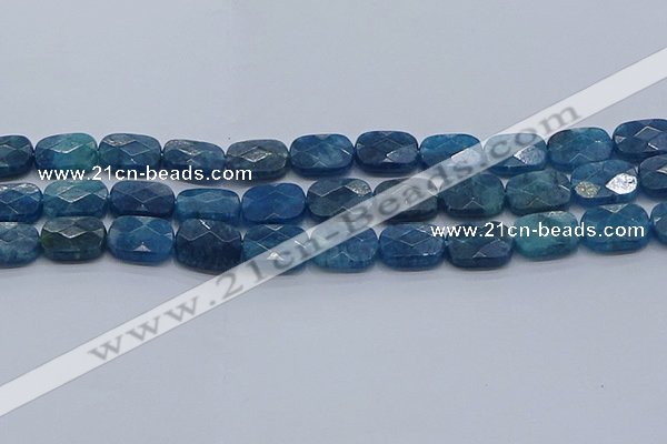 CAP396 15.5 inches 10*14mm faceted rectangle apatite gemstone beads