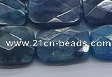 CAP399 15.5 inches 15*20mm faceted rectangle apatite gemstone beads