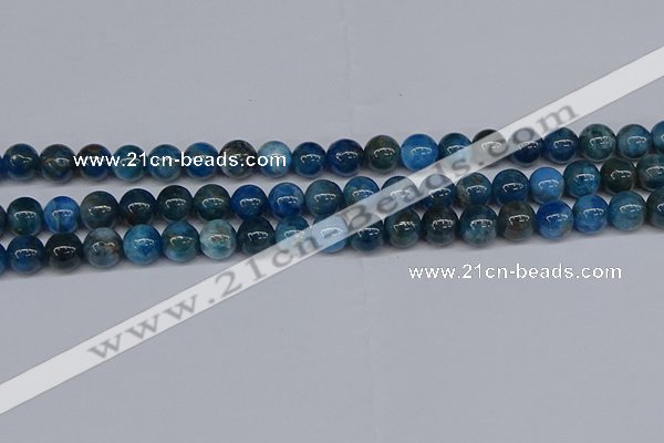 CAP412 15.5 inches 8mm round apatite gemstone beads wholesale