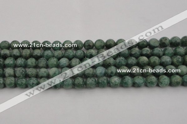 CAP501 15.5 inches 8mm round natual green apatite beads