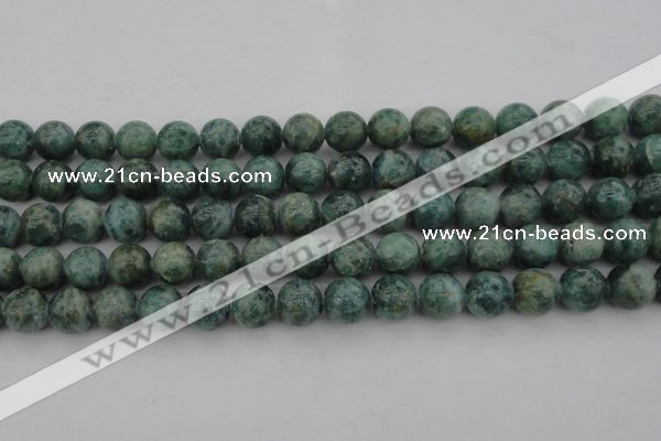 CAP502 15.5 inches 10mm round natual green apatite beads