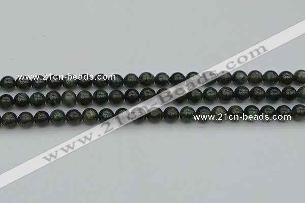 CAP511 15.5 inches 6mm round green apatite gemstone beads