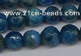 CAP522 15.5 inches 8mm faceted round apatite gemstone beads