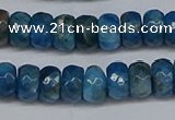 CAP529 15.5 inches 4*7mm faceted rondelle apatite gemstone beads