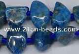 CAP532 15.5 inches 10*12mm - 16*22mm freeform apatite beads