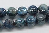 CAP55 15.5 inches 12mm round dyed apatite gemstone beads wholesale