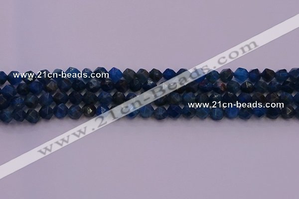 CAP561 15.5 inches 6mm faceted nuggets apatite gemstone beads