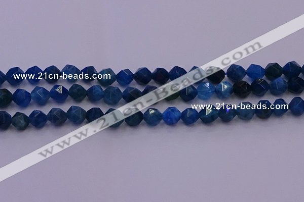 CAP572 15.5 inches 8mm faceted nuggets apatite gemstone beads