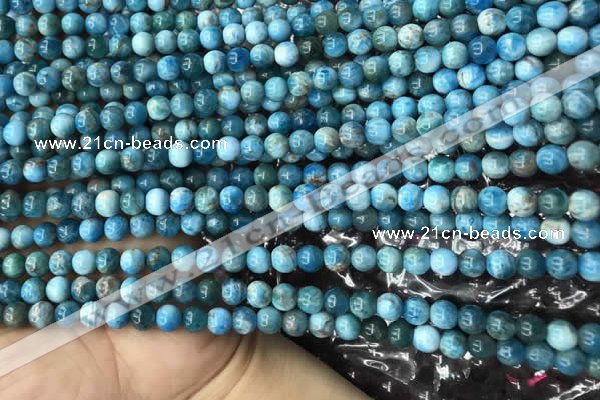 CAP576 15.5 inches 4mm round apatite beads wholesale