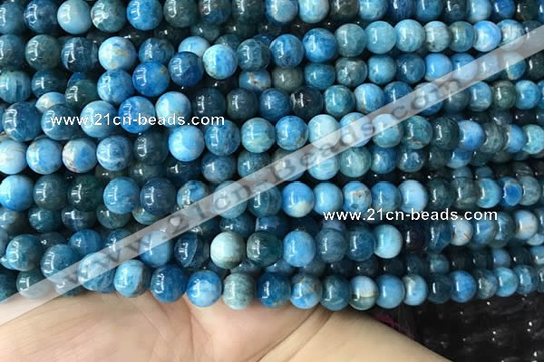 CAP578 15.5 inches 8mm round apatite beads wholesale