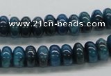 CAP58 15.5 inches 6*10mm rondelle dyed apatite gemstone beads wholesale