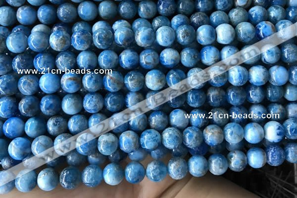 CAP584 15.5 inches 8mm round apatite gemstone beads