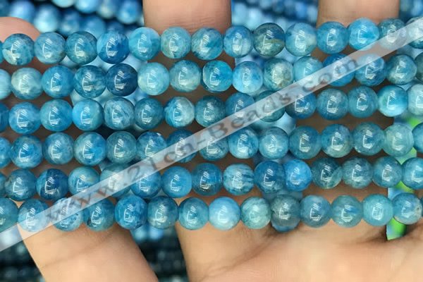 CAP606 15.5 inches 6mm round natural apatite gemstone beads