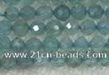 CAP620 15.5 inches 2mm faceted round tiny apatite gemstone beads