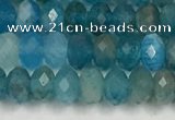 CAP624 15.5 inches 2.5*4mm faceted rondelle apatite beads